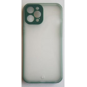 Apple İphone 12 Pro Max Kamera Korumalı Mat Buz Silikon Sert Kapak - 2
