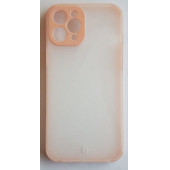 Apple İphone 12 Pro Max Kamera Korumalı Mat Buz Silikon Sert Kapak - 5