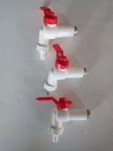Plastik Rekorlu Bahçe Musluğu - Küresel, Metal Dişli - 3 Ad - 1