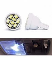 10 Adet BEYAZ Renk T10 Park Ampulü Dipsiz Ampul Led Ampul Her Araca Uyar Bagaj Plaka iç aydınlatma - 5