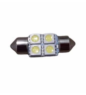 2 Adet 29mm Sofit Led Aydınlatma Tavan Plaka Oto İç Aydınlatma Süper Güçlü Beyaz Işık - 1