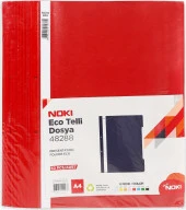 Noki Telli Dosya Eco 4828 Kırmızı 50li Paket - 1