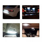 2 Adet Sofit Led Aydınlatma Tavan Plaka Oto İç Aydınlatma Süper Güçlü Beyaz Işık - 3