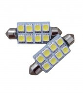 2 Adet Sofit Led Aydınlatma Tavan Plaka Oto İç Aydınlatma Süper Güçlü Beyaz Işık - 5