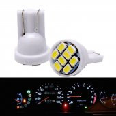 5 Adet Kırmızı Renk T10 Park Ampulü Dipsiz Ampul Led Ampul Her Araca Uyar Bagaj Plaka iç aydınlatma - 5