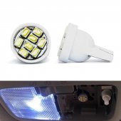 5 Adet Kırmızı Renk T10 Park Ampulü Dipsiz Ampul Led Ampul Her Araca Uyar Bagaj Plaka iç aydınlatma - 6