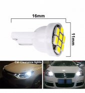 5 Adet Beyaz Renk T10 Park Ampulü Dipsiz Ampul Led Ampul Her Araca Uyar Bagaj Plaka iç aydınlatma - 4