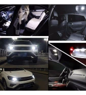 2 Adet TURUNCU Renk T10 Dipsiz Led Ampul 24 LEDLİ Park Ampulü Gündüz Farı Yüksek Işık Güçlü - 3