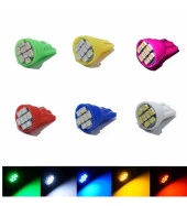 5 Adet Mavi Renk T10 Park Ampulü Dipsiz Ampul Led Ampul Her Araca Uyar Bagaj Plaka iç aydınlatma - 2