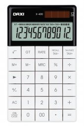 Daxi X-400 12 Haneli Hesap Makinesi Beyaz - 1