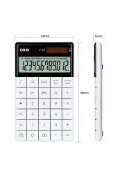 Daxi X-400 12 Haneli Hesap Makinesi Beyaz - 4