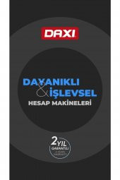 Daxi X-400 12 Haneli Hesap Makinesi Beyaz - 5