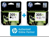 Hp 305Xl Siyah Ve Renkli 2Li Set Kartuş 4120 - 1