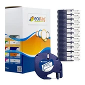 Dymo Letratag Muadil Kağıt Şerit Etiket Beyaz 10lu Paket - 1