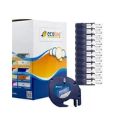 Dymo Letratag Muadil Plastik Şerit Etiket Şeffaf 10lu Paket thumbnail 1