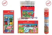 FABER CASTELL KURU SULU PASTEL KEÇELİ 12 RENK 4 PARÇA BOYA SETİ thumbnail 1