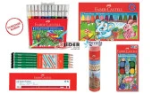 FABER CASTELL KURU SULU PASTEL KEÇELİ 12 RENK 6 PARÇA BOYA SETİ thumbnail 1