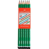 FABER CASTELL KURU SULU PASTEL KEÇELİ 12 RENK 6 PARÇA BOYA SETİ thumbnail 6