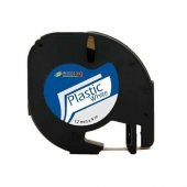 Dymo Letratag Muadil Plastik Etiket Beyaz 12MM X 4 Metre - 1
