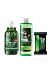 Cilt Bakım Seti - Dr.c.tuna Çay Ağacı Yağı Sos Serum 10 Ml & Tonik & Sabun - 1