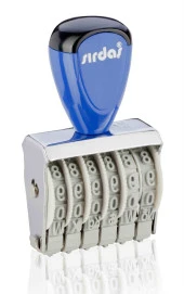 SIRDAŞ NUMARATÖR 5MM 6 HANE 1656 ÜCRETSİZ KARGO - 1