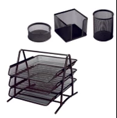 METAL EVRAK RAFI VE KALEMLİK SETİ - 1