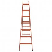 7 BASAMAKLI ÇİFT ÇIKIŞLI AHŞAP MERDİVEN (YÜKSEKLİK 2.30 MT) thumbnail 5