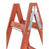 7 BASAMAKLI ÇİFT ÇIKIŞLI AHŞAP MERDİVEN (YÜKSEKLİK 2.30 MT) thumbnail 6