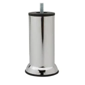 Mobilya Kanepe Baza Koltuk Ünite Destek Ayağı M8 Civata 12 cm Krom Metal Yükseltici İnce Diş Ayak - 1