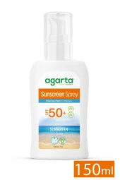 Agarta Doğal Güneş Spreyi 50 Faktör 150 ml(12+ Yaş İçin Kullanıma Uygundur) - 1