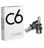 H1 Led Xenon C6 Led Xenon 55 Watt 11000lm 6000k Far Ampülü thumbnail 1