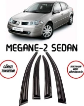 Renault Megane 2  SEDAN Cam Rüzgarlığı 4lü - 1