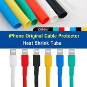 I-Phone Lightning Sarı+Siyah Makaron - 10 Adet 6 cm - 1