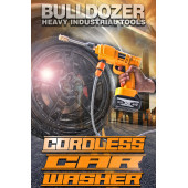 Bulldozer Kablosuz Şarjlı Oto Yıkama Makinesi Akülü Basınçlı Oto Yıkama - 7