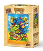 Art Kids Okul Yolu 16 Parça Ahşap Puzzle - 1