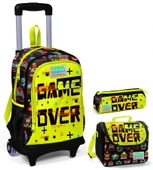 Coral High Game Over Erkek Çocuk Çekçek Çanta Seti - Işıklı Tekerlekler - 1