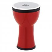 Nino Elements Mini 6 Inch Djembe (Fire Engine Red) - 1