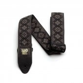 ERNIE BALL P04093 - Regal Black Jacquard Gitar Askısı - 1