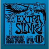 Ernie Ball P02225 Extra Slinky Nickel Wound  008-038 Elektro Gitar Teli thumbnail 2
