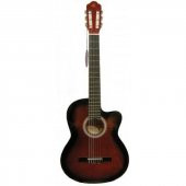 Barcelona LC 3900 CRDS Cutaway Kırmızı Sunburst Klasik Gitar - 2