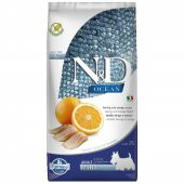 N&D Adult Mini Ocean Ringa Balıklı ve Portakallı Küçük Irk Yetişkin Köpek Maması 7 KG - 2