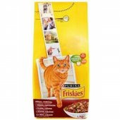 Friskies Et, Tavuk Ve Sebzeli Yetişkin Kedi Maması 1,7kg - 1