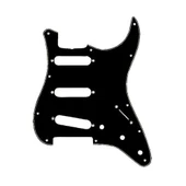 Fender Pickguard Stratocaster S/S/S 11-Hole Mount B/W/B 3-Ply Pickguard thumbnail 2