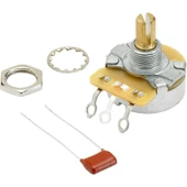 Fender Pure Vintage 250K Split Shaft Potentiometer with Mounting Hardware Yedek Parça - 1