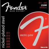 Fender Super 250 Nickel Plated Steel Ball End 250M .011-.049 Elektro Gitar Teli thumbnail 1