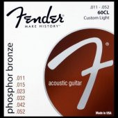 Fender Phosphor Bronze Acoustic Ball End 60CL .011-.052 Akustik Gitar Teli thumbnail 1