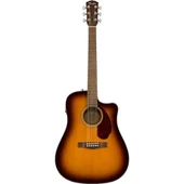 Fender CD-140SCE Dreadnought Sunburst Elektro Akustik Gitar - 2