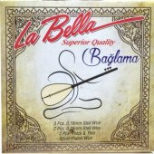 La Bella Strings SBH-18 0,18 Kısa Sap Bağlama Takım Tel - 1
