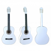 Lichtenberg CG851 Beyaz Klasik Gitar (Taşıma Çantası Hediyeli) - 1