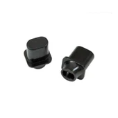 Fender Pure Vintage Telecaster Top-Hat Switch Tips Black 2 Kontrol Düğmesi - 1